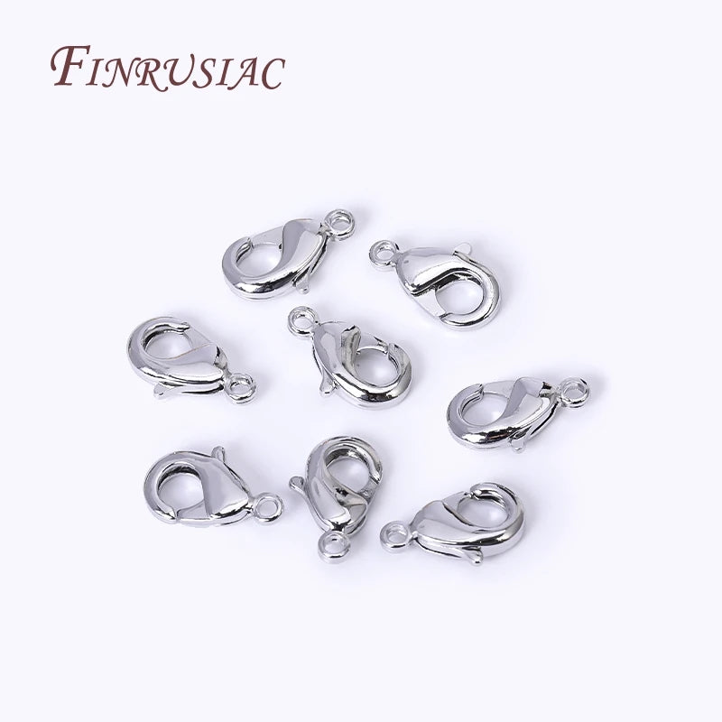 18K Gold Plated Lobster Clasps 10mm/12mm – DIY Jewelry Findings Jewelry Clasps P3