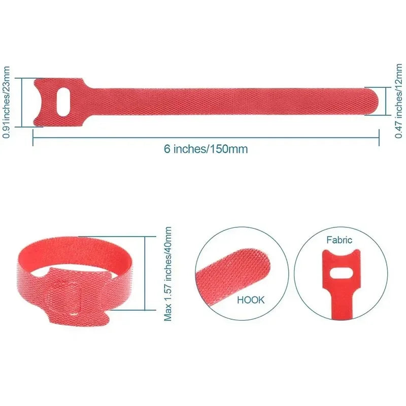 Nylon Wire Ties Cable Organizer Set – 10/30/50 Pack Cable Management Ties P3