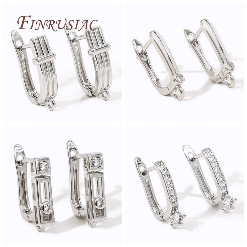 18K Gold Plated Earring Hooks – DIY Jewelry Findings | FINRUSIAC Earring Hooks Findings P3