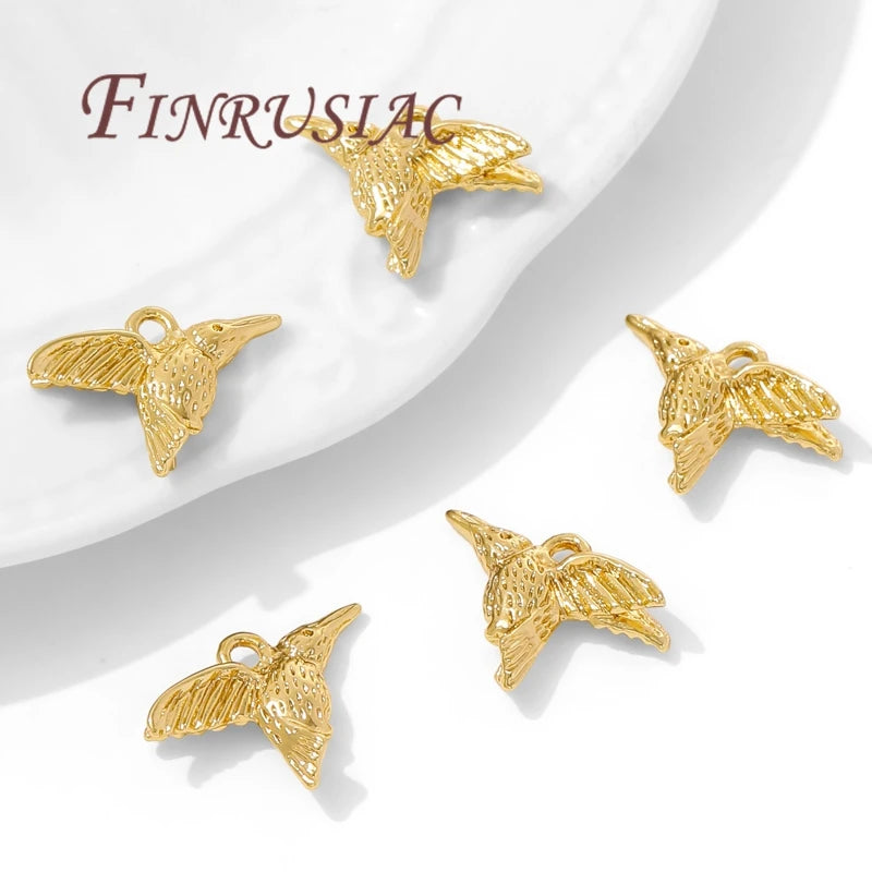 18K Gold Plated Brass Pendant Charms | DIY Jewelry Findings 3 Styles Jewelry Pendant Charms P3
