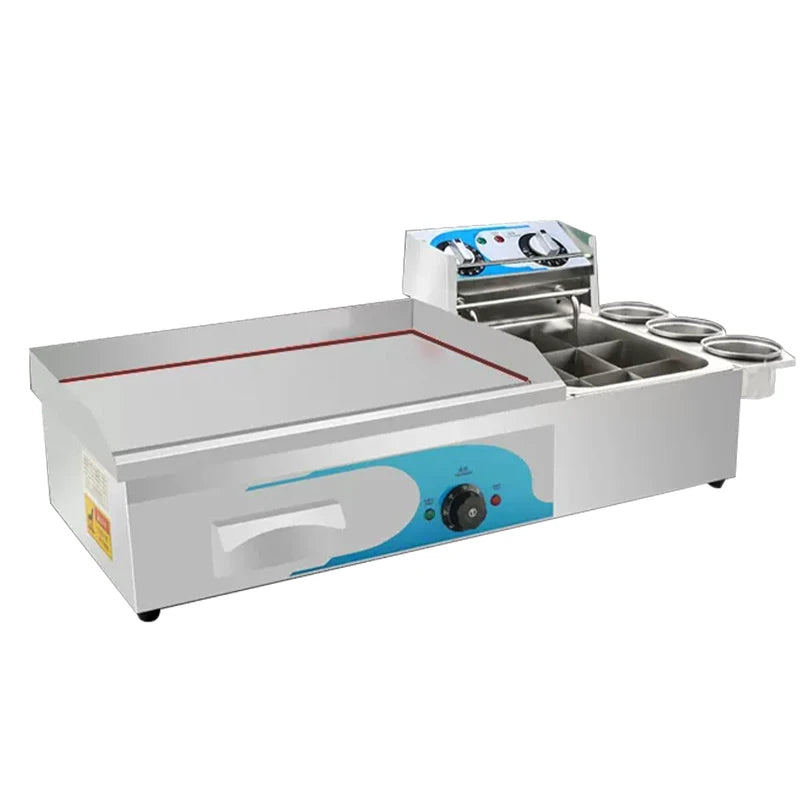 DUTRIEUX Commercial Electric Flat Griddle Non-Stick 220V 5.5KW Electric Griddle P3