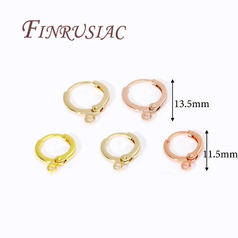 Gold Plated Hypoallergenic Earring Hooks 10pcs – DIY Jewelry Earring Hooks Findings P3