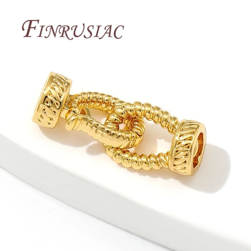 18K Gold Plated Connectors – Jewelry Clasps & Findings 7x11mm Jewelry Findings P3
