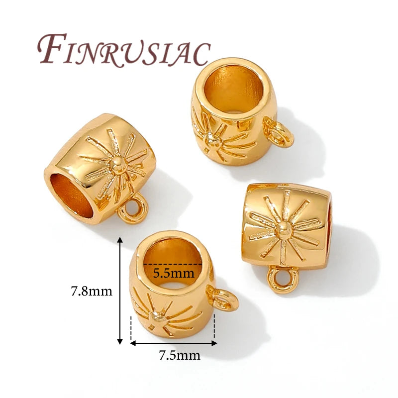 18K Gold Plated Pendant Bails – DIY Jewelry Connectors Jewelry Findings P3 18K Gold Plated 2 pieces