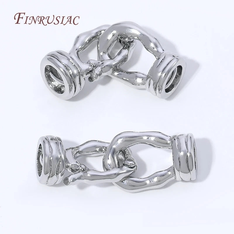 18K Gold Plated Pearl Clasp Connectors – DIY Jewelry Findings Jewelry Clasp Findings P3