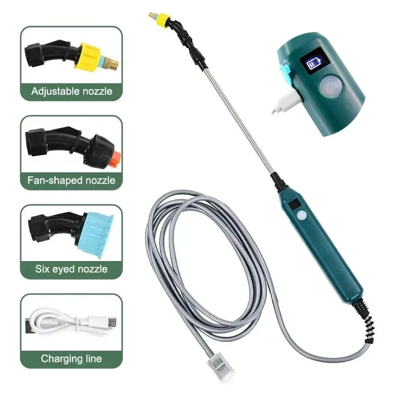 NOCCLILI Electric Garden Sprayer 2400mAh – 3 Mist Nozzles Electric Garden Sprayer P3