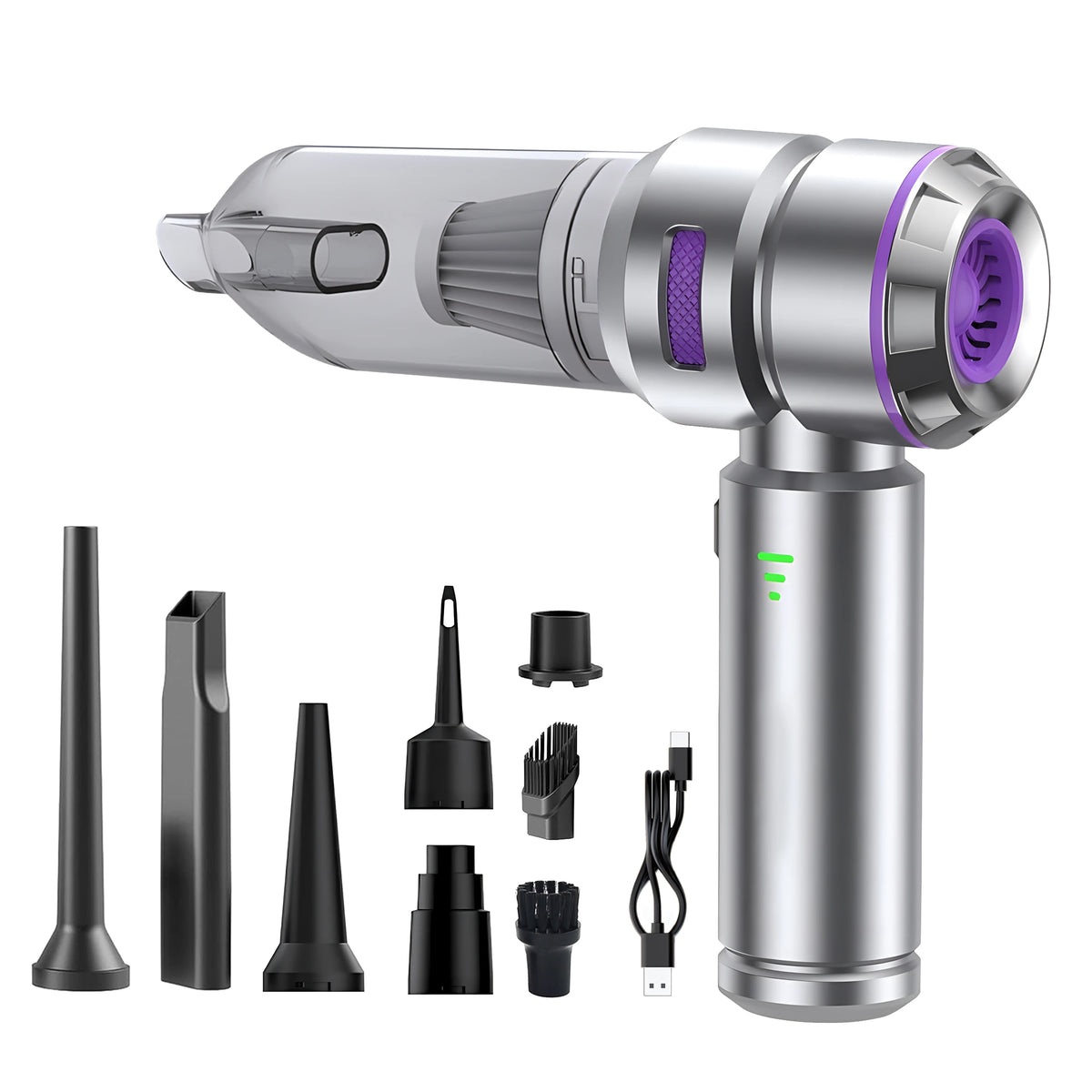 Cordless Car Vacuum 6000mAh 15000Pa 4-in-1 Handheld Cleaner Handheld Car Vacuum P3 6000 MAh China Mainland
