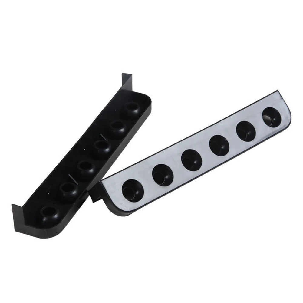 Wall-Mounted Pool Cue Holder – 6-Slot Billiard Cue Rack Pair Billiard Cue Rack P3