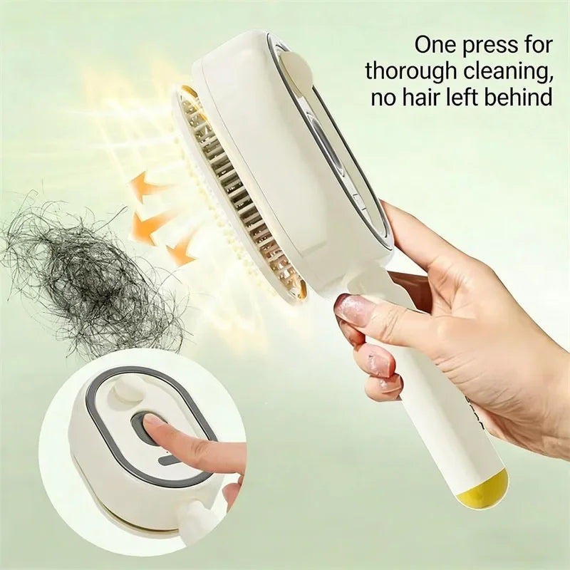 3-in-1 Electric Spray Massage Hair Brush | Anti-Static Comb Electric Hair Brush P3