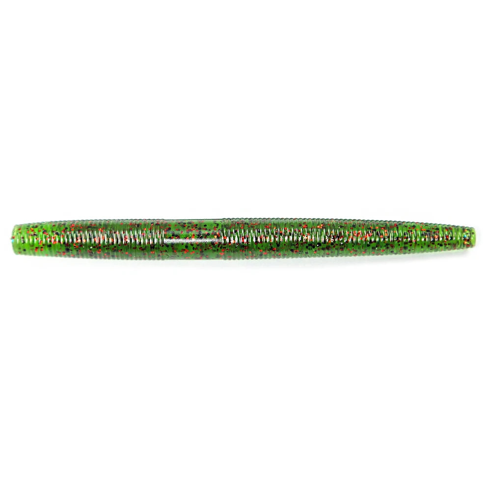 B&U Floating Senko Worms – Soft Plastic Bass Fishing Lure Soft Plastic Lure P3 GREEN 5PCS-100mm-4.4g
