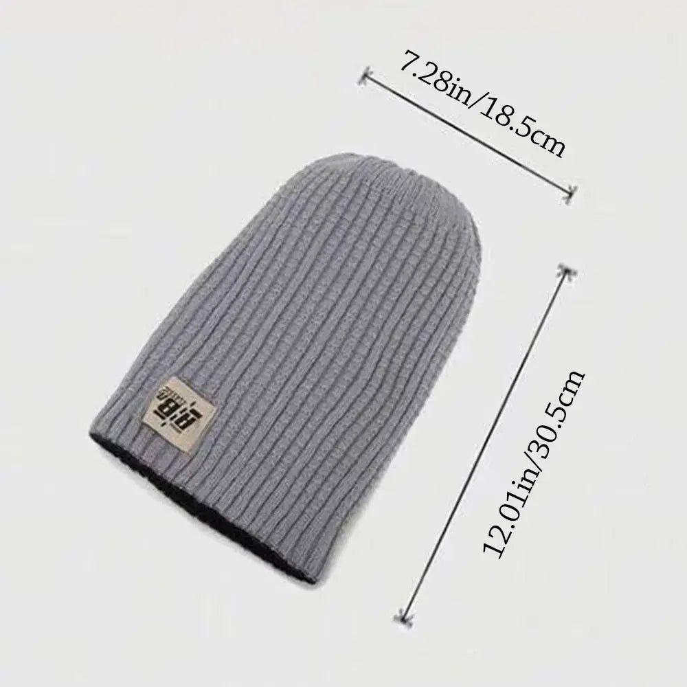 Women's 4-in-1 Slouchy Beanie Winter Ear Protection Knit Hat Knit Beanie Hat P3