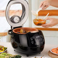 DUTRIEUX 5L Smart Rice Cooker – Ceramic Pot, Timer & Reservation Smart Rice Cooker P3 Black AU