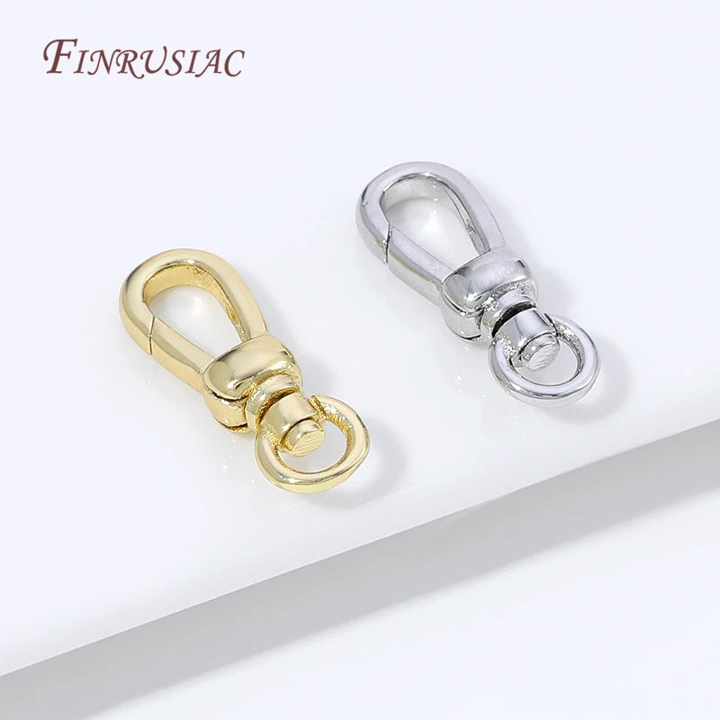 18K Gold Plated Swivel Lobster Clasp – DIY Jewelry Findings Jewelry Clasp Findings P3