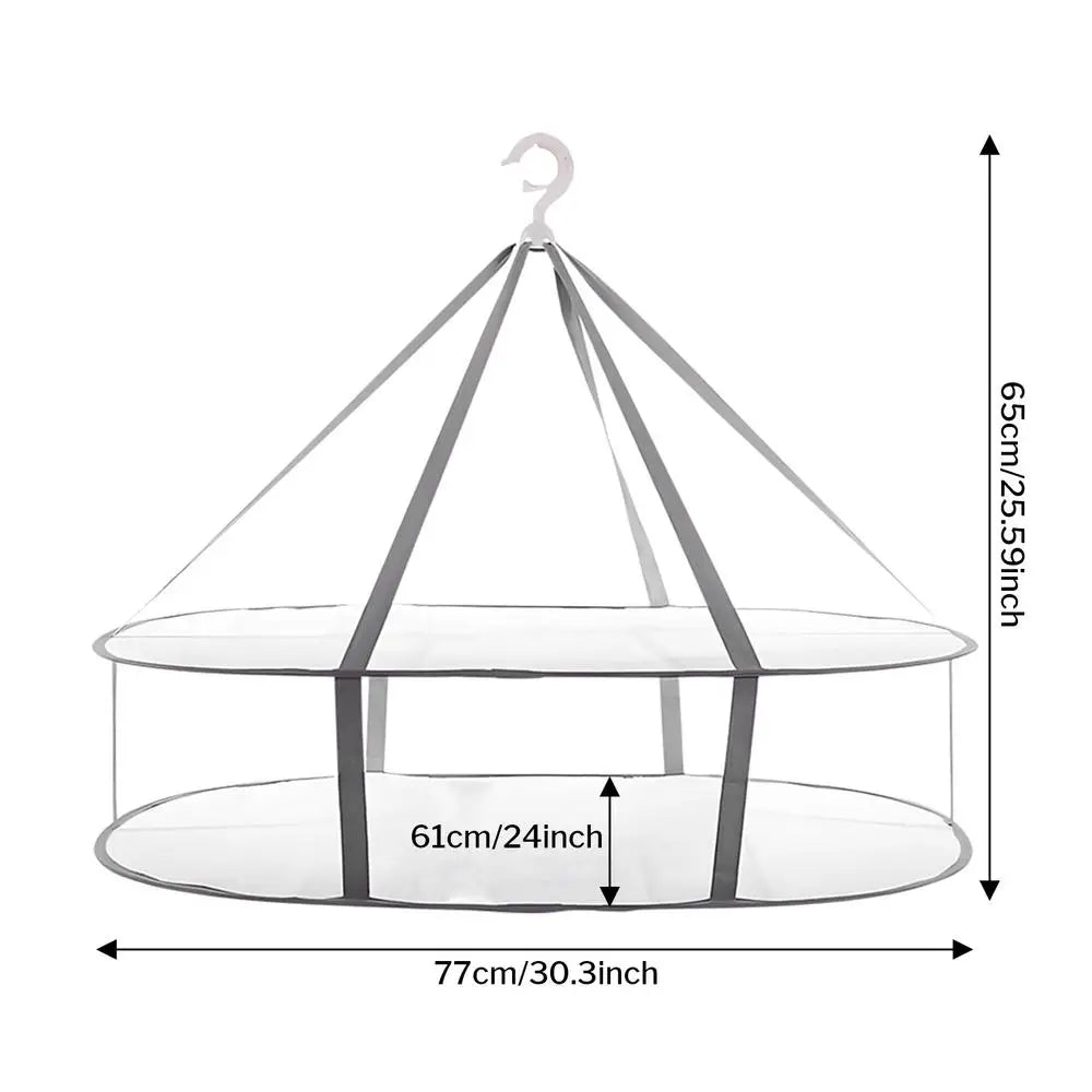 Foldable Mesh Clothes Drying Rack – 2 or 3 Layer Flat Hanger Clothes Drying Rack P3 2 Layers