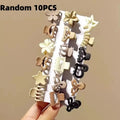 Beige Mini Hair Clips Mixed Pack – Cute Barrettes for Women Hair Clips Barrettes P3 10 pieces
