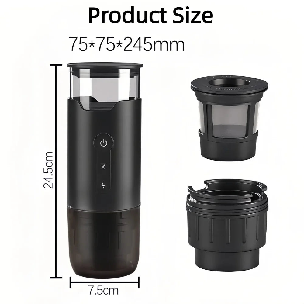 DUTRIEUX 2-in-1 Capsule & Powder Coffee Machine | 8 Bar Capsule Coffee Machine P3