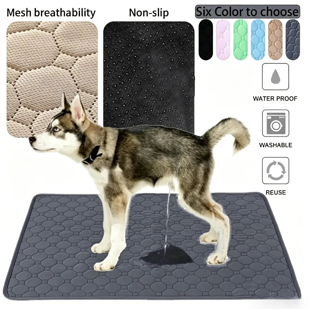 Reusable Washable Dog Pee Pad – Waterproof Absorbent Pet Mat Pet Training Mat P3