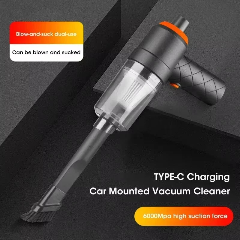 NOCCLILI Wireless Handheld Vacuum 6000Pa USB Rechargeable Handheld Vacuum P3
