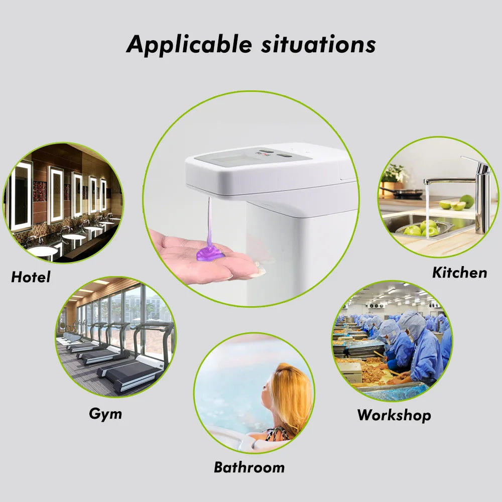 Touchless Automatic Foam Soap Dispenser 350ml – Wall Mount White Soap Dispenser P3