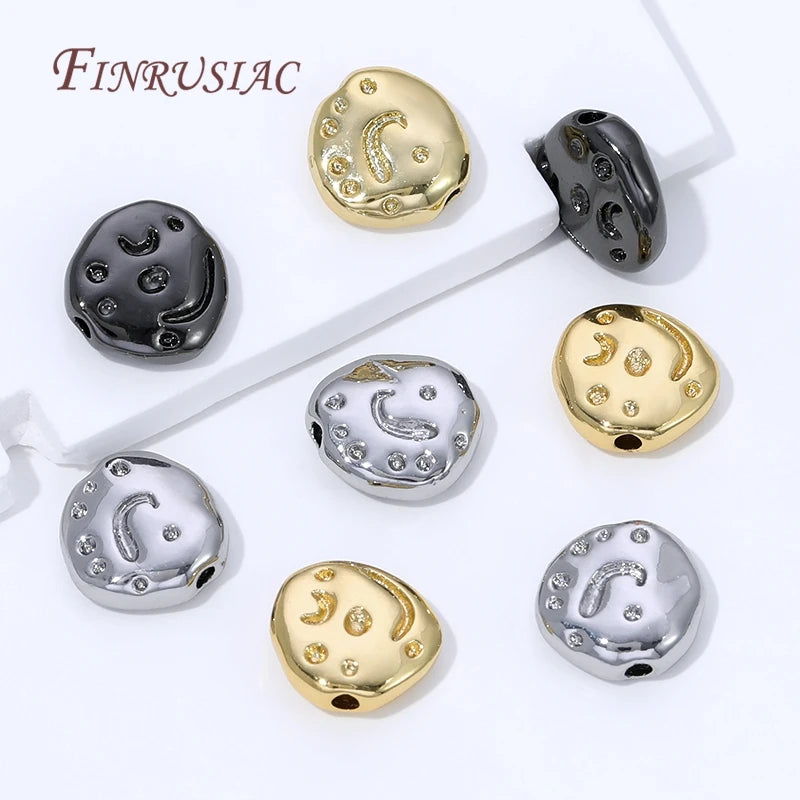 18K Gold Plated Spacer Beads for DIY Jewelry Making | 4/8 Pcs Jewelry Spacer Beads P3