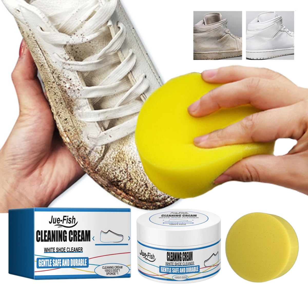 Shoe Whitening Cleaning Balm – Remove Yellowing & Deep Clean Shoe Cleaning Balm P3
