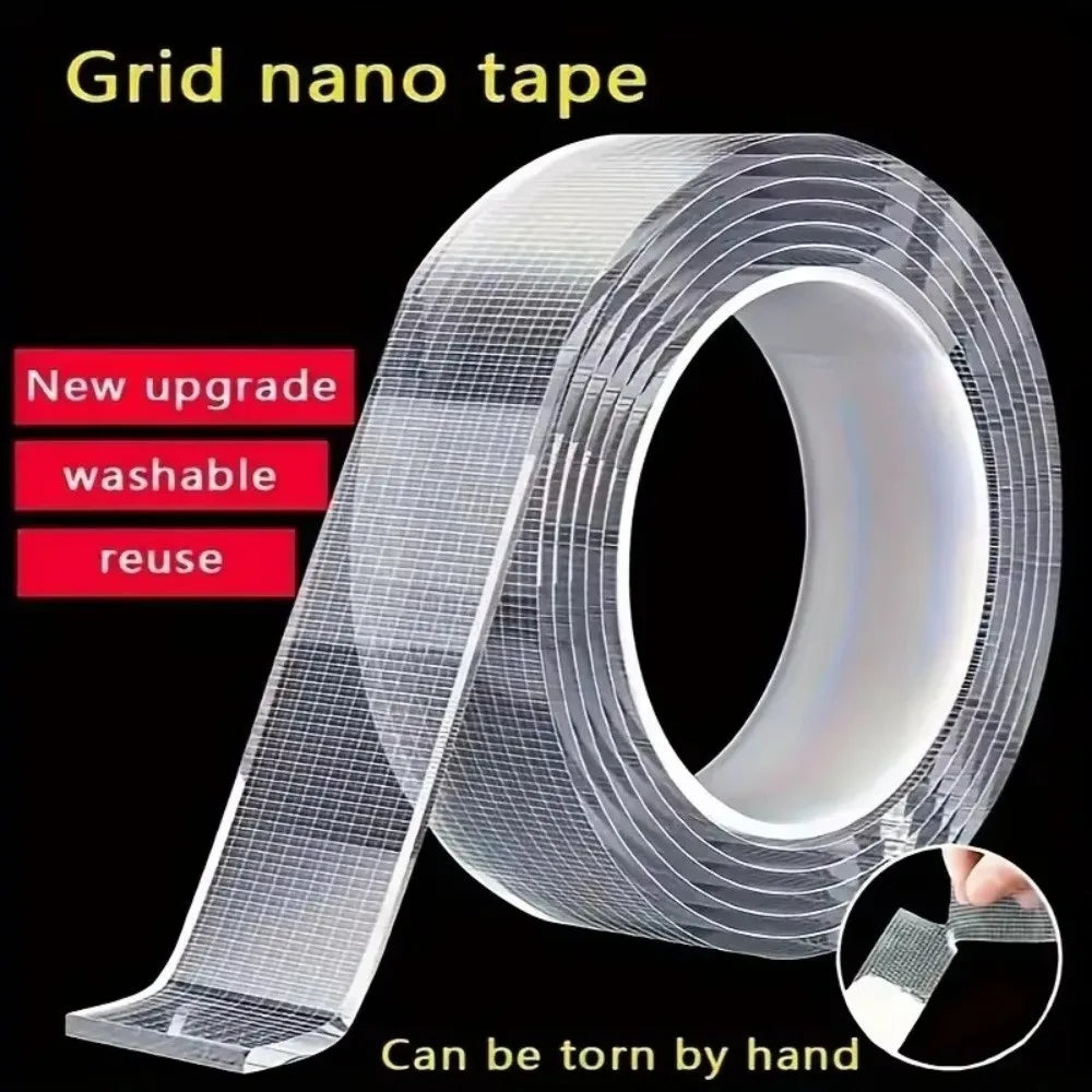 Clear Nano Tape – Ultra-Strong Removable Double-Sided Grid Tape Double-Sided Tape P3