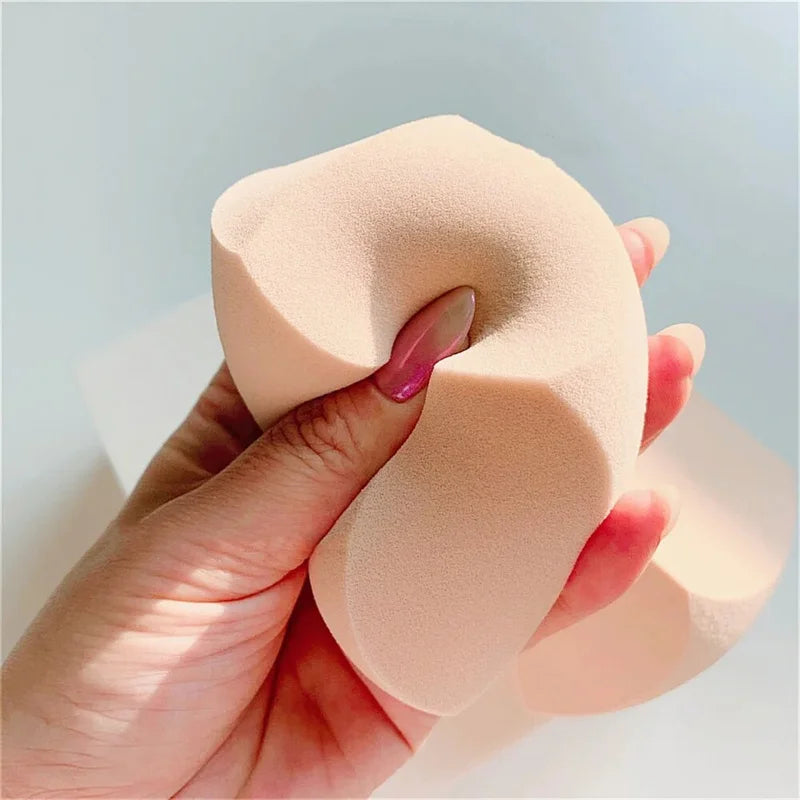 3-Pack Big Makeup Sponge Puffs – Wet & Dry Foundation Blender Makeup Sponge Puff P3