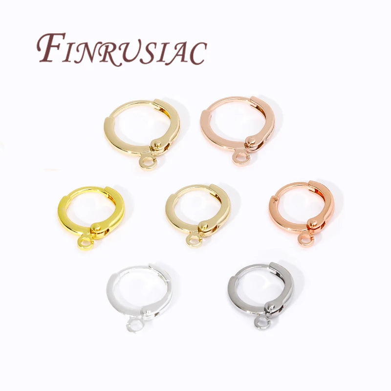 Gold Plated Hypoallergenic Earring Hooks 10pcs – DIY Jewelry Earring Hooks Findings P3