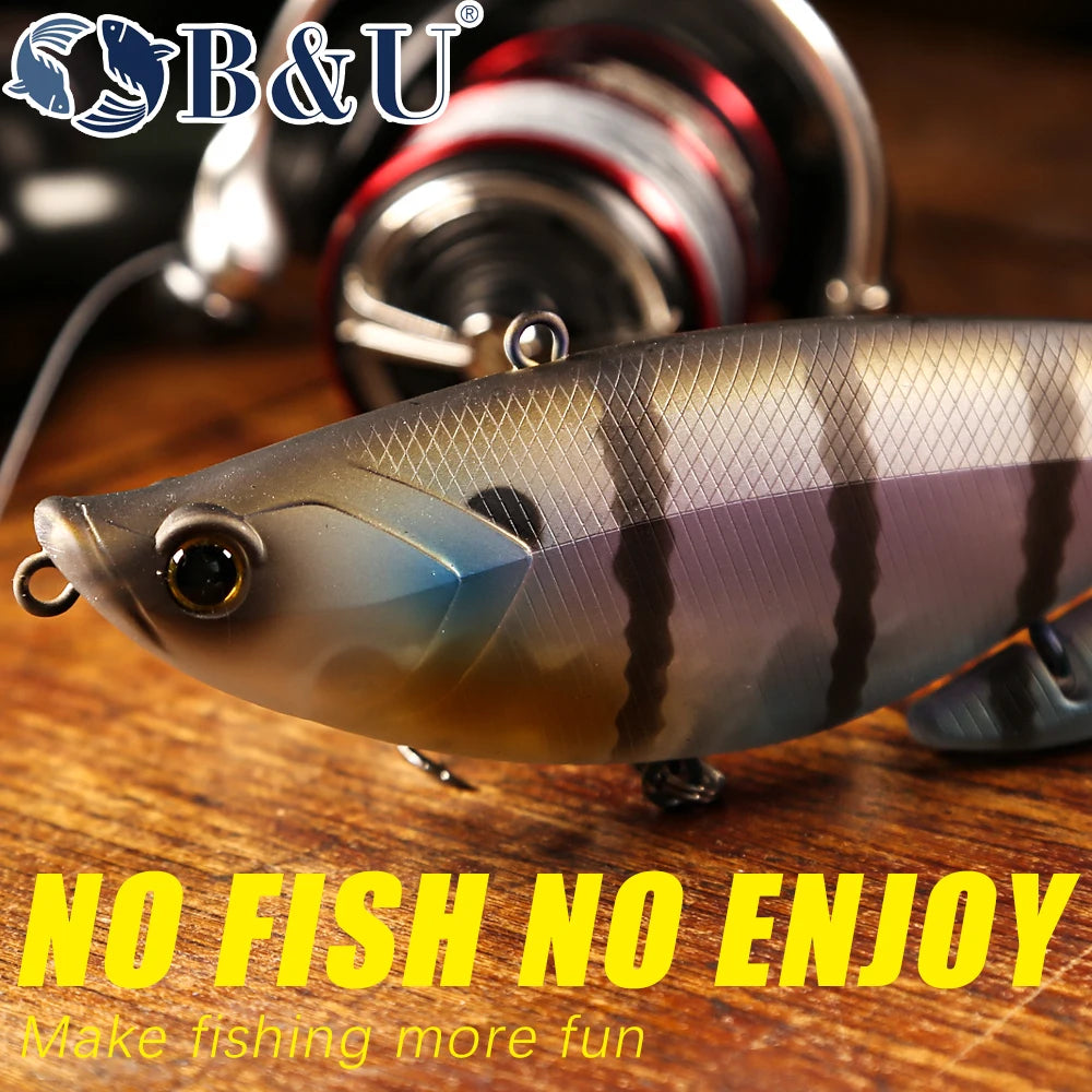 B&U 190mm Glider Swimbait Floating Lure – Bass Pike Zander Fishing Swimbait Lure P3
