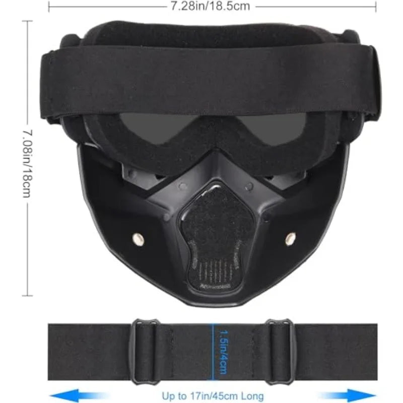 Tactical MICH Full Face ABS Helmet – Goggles & NVG Bracket Tactical Airsoft Helmet P3
