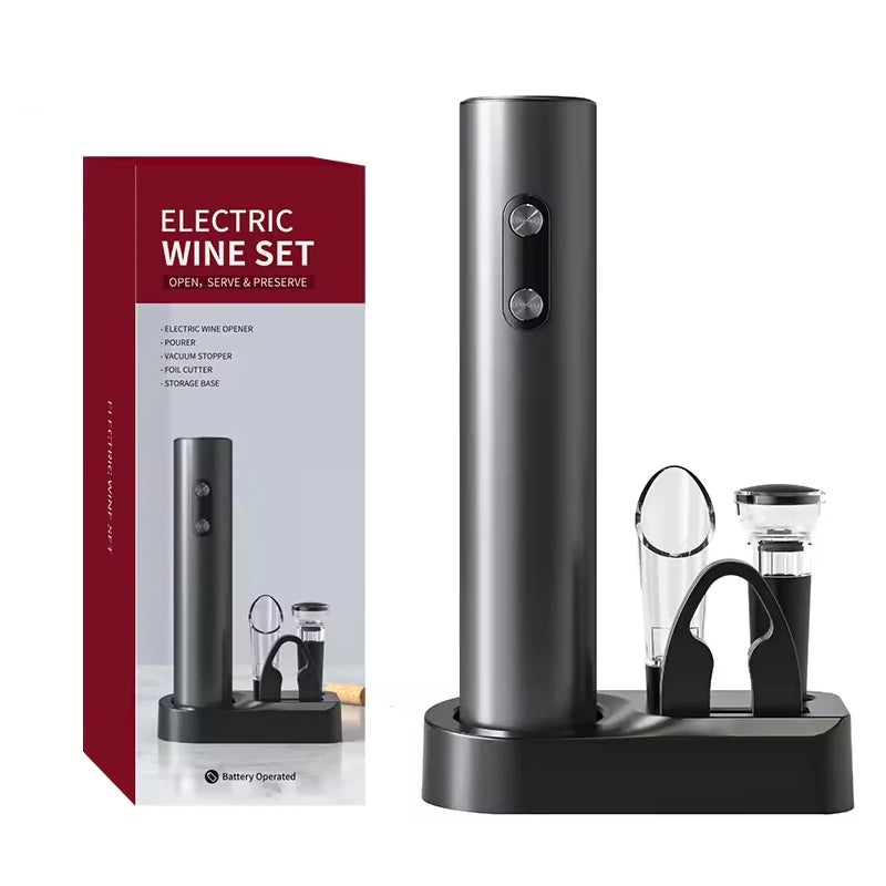 CLITON Electric Wine Opener Set – Automatic Corkscrew Kit Electric Wine Opener P3 VBGS-KB1-602301