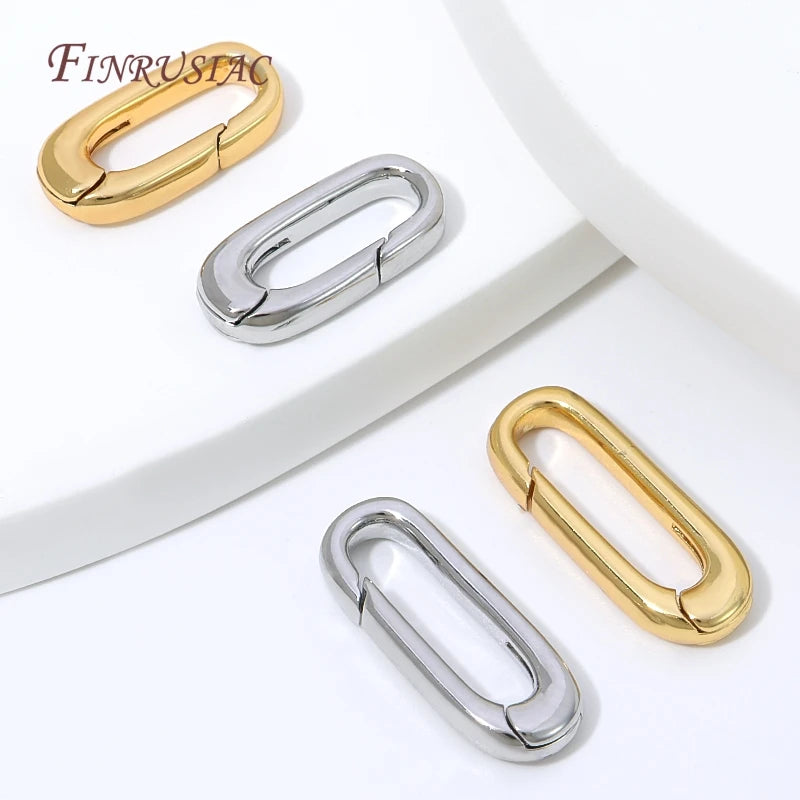 18K Gold Plated Spring Clasp – DIY Jewelry Lobster Findings Jewelry Findings P3