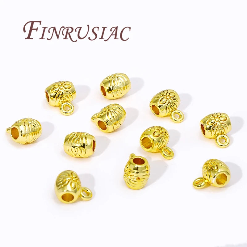 18K Gold Plated Pendant Connector Bails 20pcs | DIY Jewelry Jewelry Findings P3