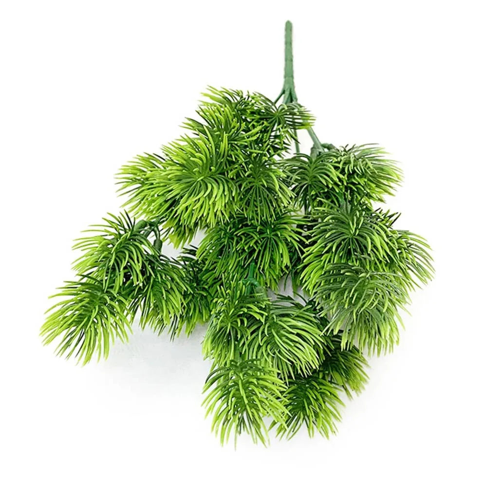 Artificial Pine Branch with Pine Cones – Faux Christmas Decor Artificial Pine Branch P3 3-A