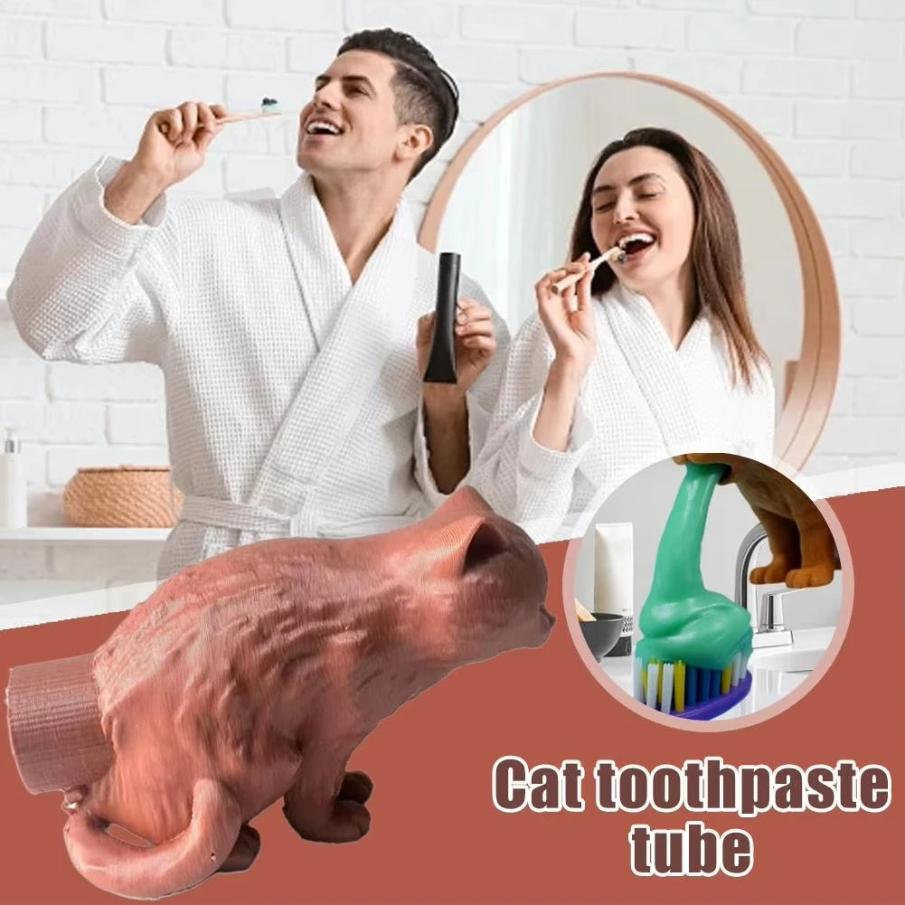 3D Printed Prank Cat Toothpaste Squeezer | Funny Gag Gift Novelty Gag Toy P3