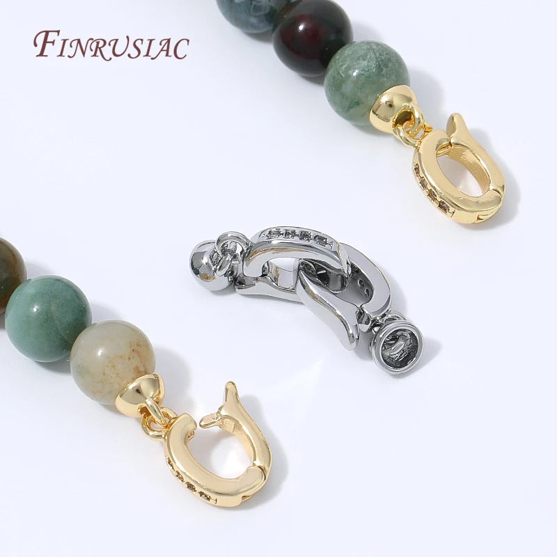 18K Gold Plated Rhinestone Crystal Clasp – DIY Jewelry Findings Jewelry Clasp Findings P3
