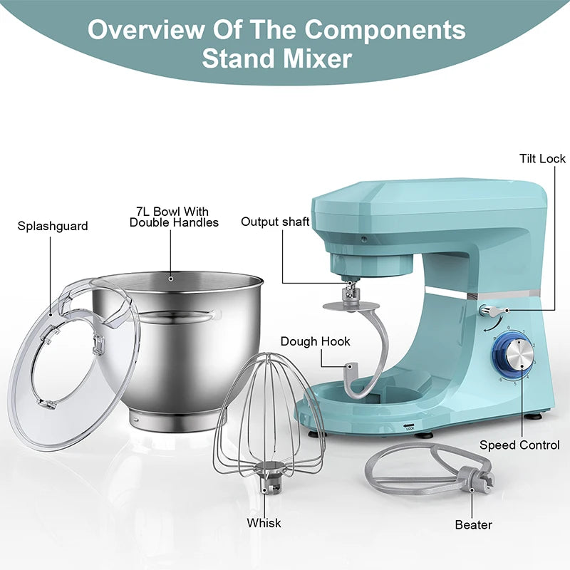 Planetary Stand Mixer 6–10L | Dough Kneader & Cake Mixer Planetary Stand Mixer P3