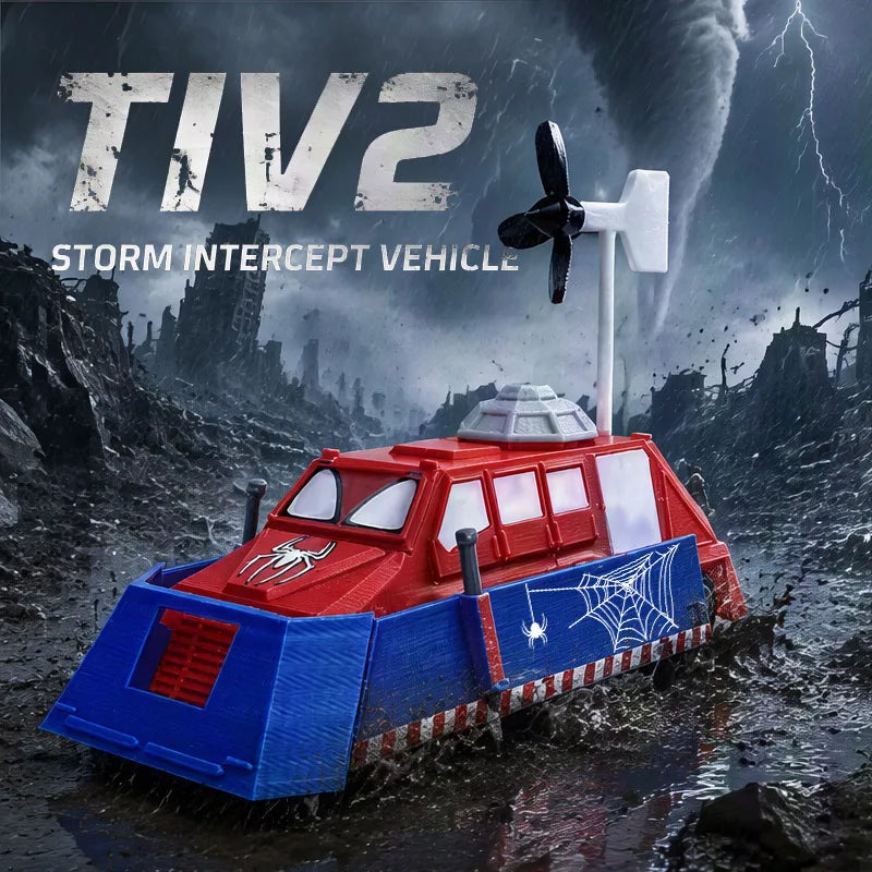 TIV2 Storm Chaser Tornado Intercept Vehicle Desktop Model Collectible Vehicle Model P3