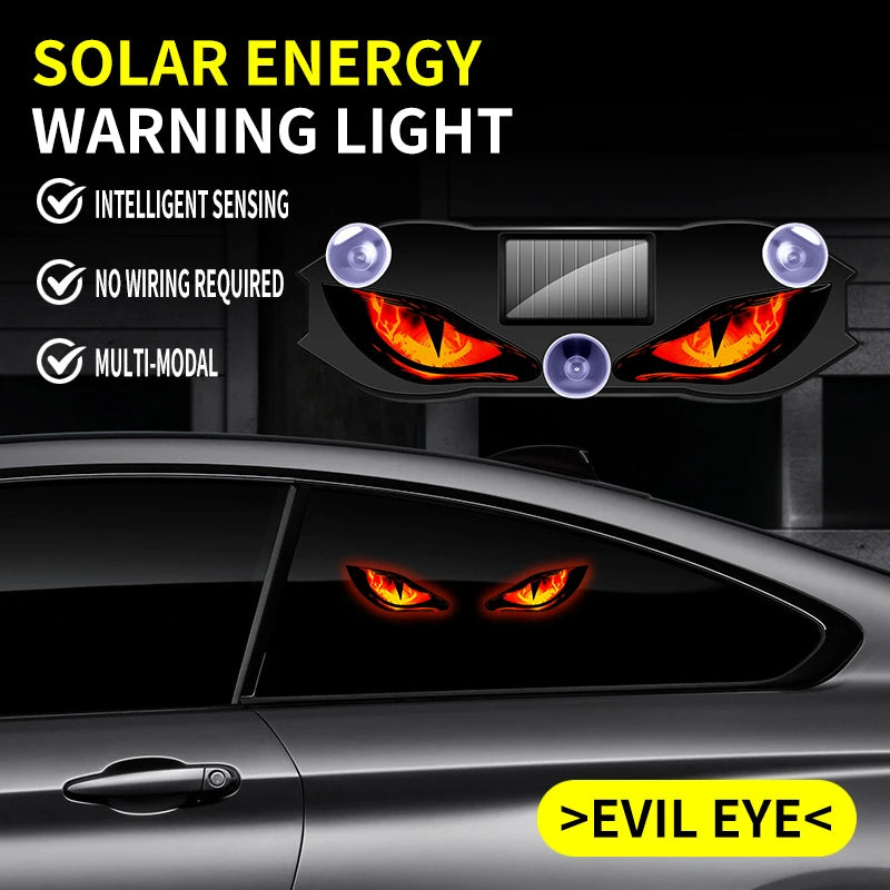 Solar Car Window LED Light | Vibration Activated Auto On/Off Car LED Light P3