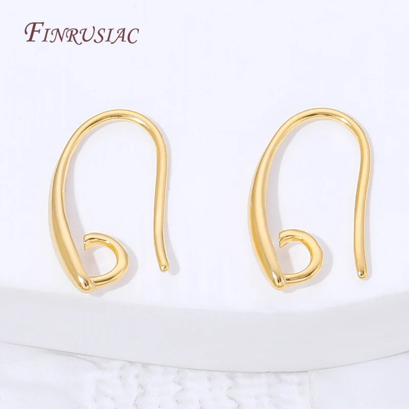 18K Gold Plated Hypoallergenic Earring Hooks | DIY Findings Earring Hooks Findings P3