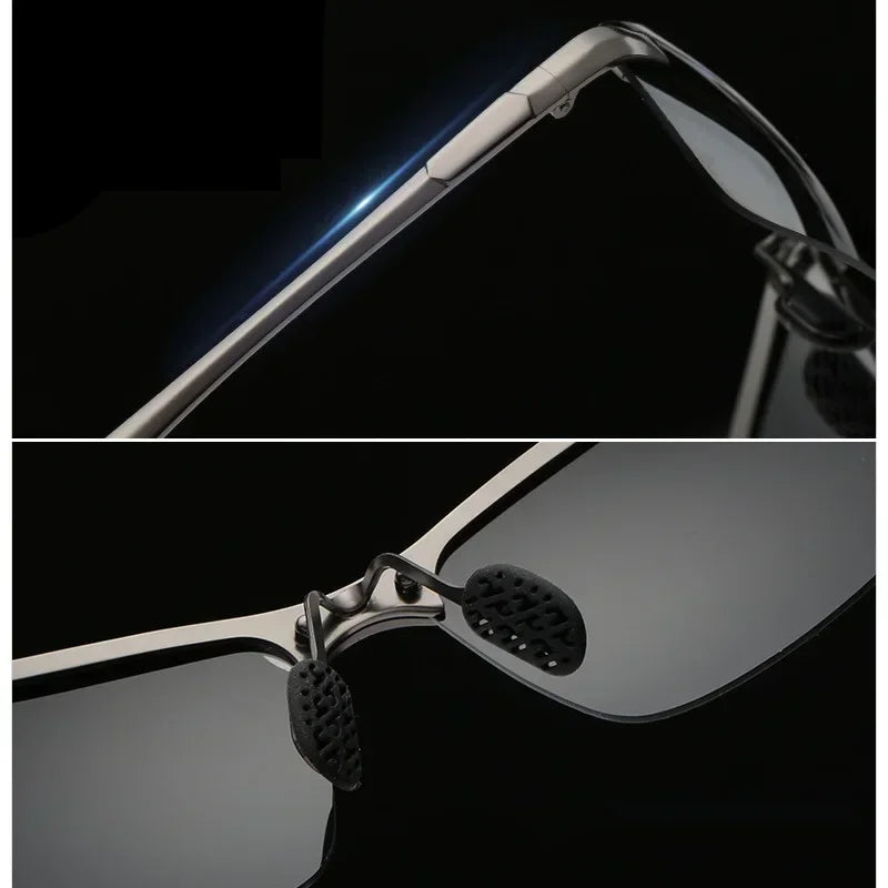 Men's Photochromic Polarized Sunglasses UV400 Day Night Polarized Sunglasses P3