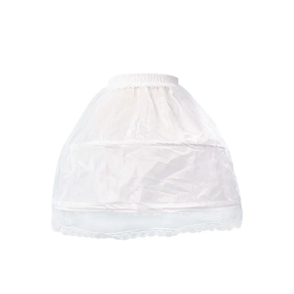 White Lolita Petticoat Crinoline – A-Line Ball Gown Underskirt Petticoat Underskirt P3
