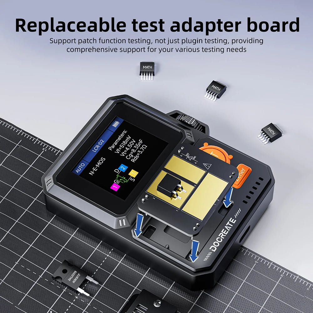 Gaqqee LCR-D2 Transistor Tester | LCR MOSFET IR Decoder Component Tester P3