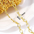 18K Gold Plated Brass Chains Bulk – DIY Jewelry Findings Jewelry Chain Findings P3 18K Real Gold Plated 1 Meter