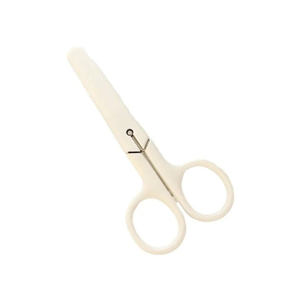 Kids Safety Scissors with Lid – Stainless Steel White Kids Safety Scissors P3 White Scissor
