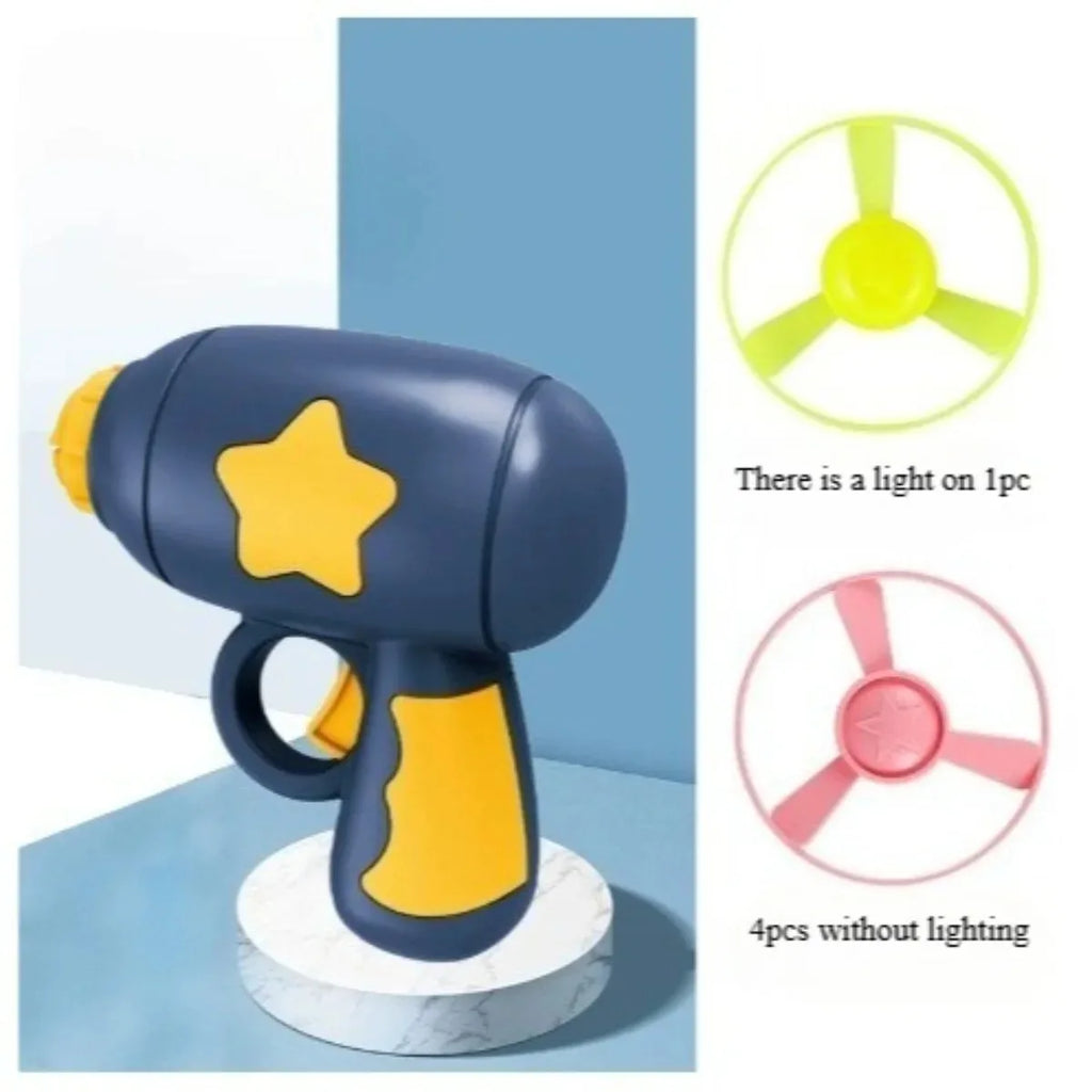 NOCCLILI Cat Mini Flying Disc Launcher – Interactive Pet Toy Cat Launcher Toy P3 BLUE