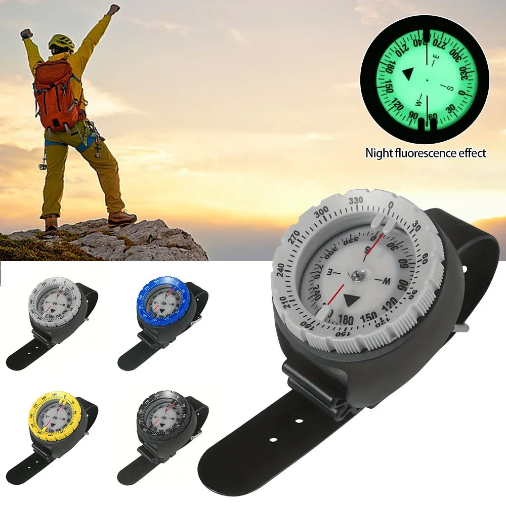 50M Waterproof Scuba Diving Compass Watch – Luminous Navigator Diving Compass Watch P3