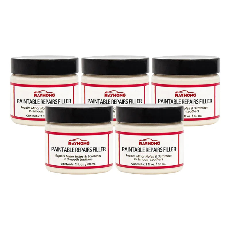 Leather Restoring Paste 60ml – Filler & Repair Compound Leather Repair Paste P3 5pcs