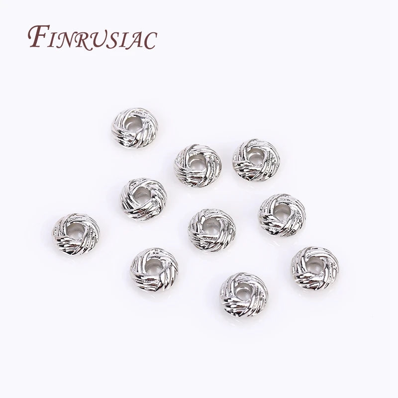 14k/18k/Rhodium Plated Metal Separator Beads | DIY Jewelry Jewelry Making Beads P3