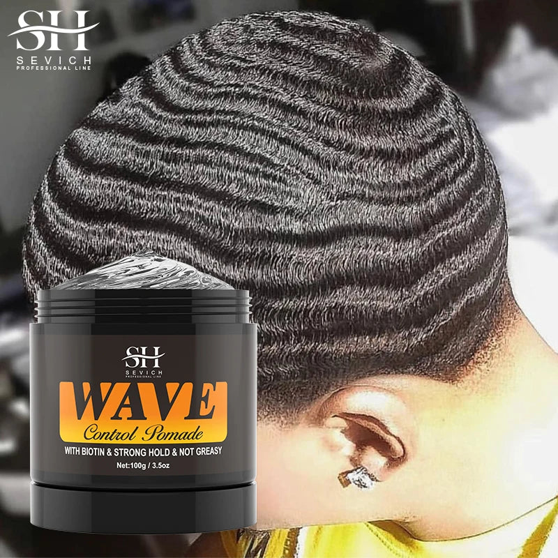 Sevich 360 Wave Pomade – Strong Hold Hair Wax & Edge Control Hair Styling Pomade P3
